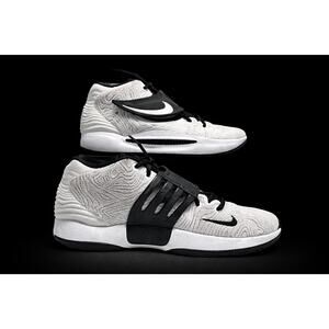 Nike KD 14 TB Kevin Durant DA7850-100 Black White Vapor Green Size 15 Sporty